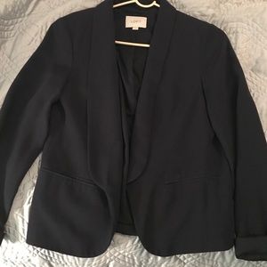 Loft Navy Open Blazer